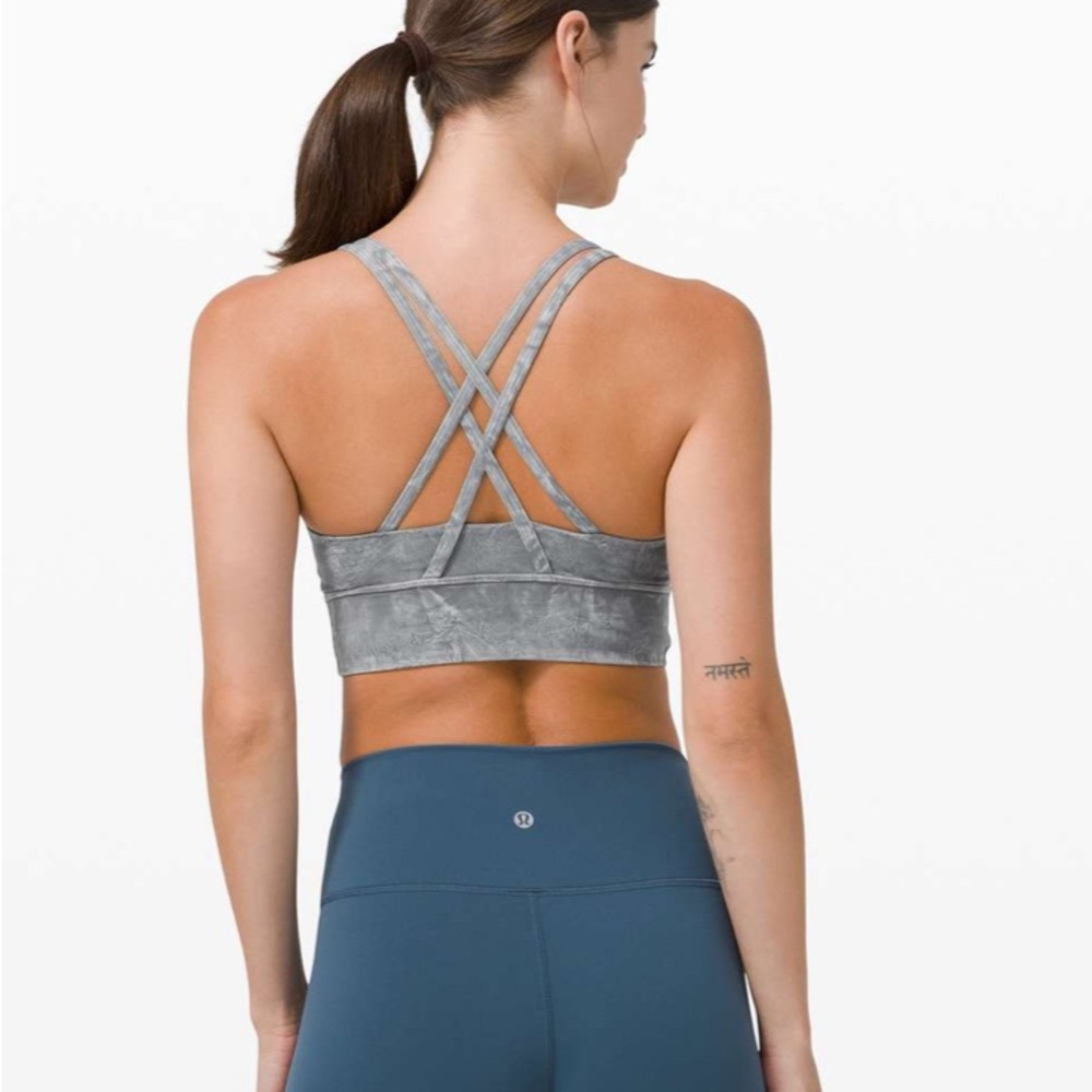 Lululemon Energy Bra Ice Wash Asphalt Gray Size: XS - Picture 10 of 10